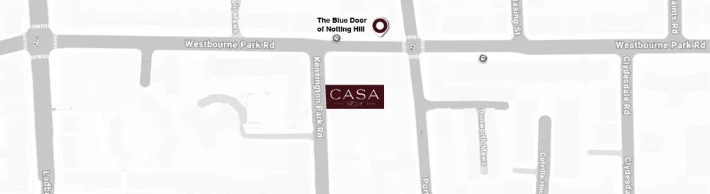 Casa N216 Wine Club Notting Hill map